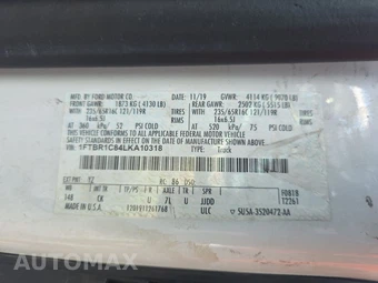 2020 Ford Transit 250 Cargo Van Medium Roof 148.0" WB - miniatura 14