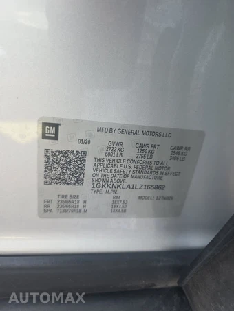 2020 GMC Acadia SLE 3SA – miniatura 15