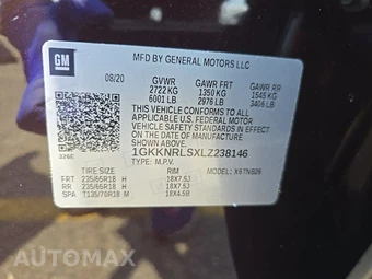 2020 GMC Acadia SLE 3SA - miniatura 15
