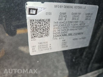 2020 GMC Acadia SLT 4SA – miniatura 15
