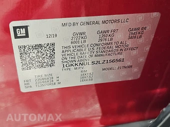 2020 GMC Acadia SLT 4SA – miniatura 15