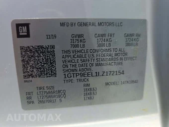 2020 GMC Sierra 1500 AT4 Crew Cab Short Bed 4SB - miniatura 2
