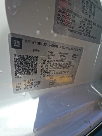 2020 GMC Sierra 1500 AT4 Crew Cab Short Bed 4SB - miniatura 14