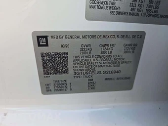 2020 GMC Sierra 1500 Denali Crew Cab Short Bed 5SA - miniatura 2