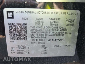2020 GMC Sierra 1500 Denali Crew Cab Short Bed 5SA - miniatura 2