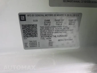 2020 GMC Sierra 1500 SLT Crew Cab Short Bed 4SA - miniatura 11