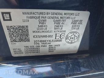 2020 GMC Sierra 3500 Denali HD Crew Cab Medium Bed - miniatura 21