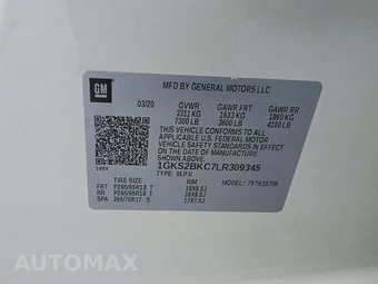 2020 GMC Yukon SLT 4SA – miniatura 2