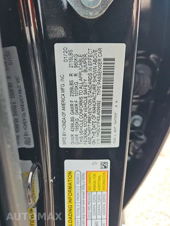 2020 Honda Accord Sedan EX 1.5T - miniatura 14