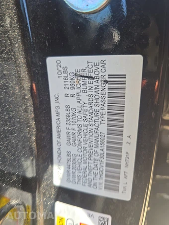 2020 Honda Accord Sedan Sport 1.5T - miniatura 14