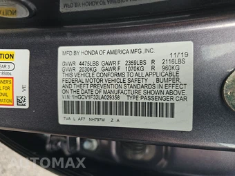 2020 Honda Accord Sedan Sport 1.5T - miniatura 14