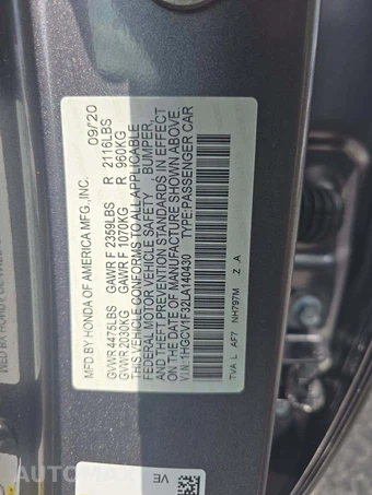 2020 Honda Accord Sedan Sport 1.5T - miniatura 5