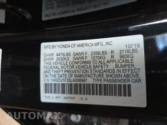2020 Honda Accord Sedan Sport 1.5T - miniatura 14