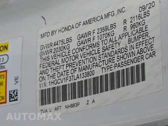 2020 Honda Accord Sedan Sport 1.5T - miniatura 14