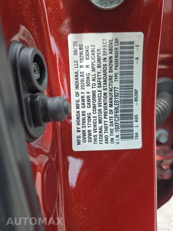 2020 Honda Civic Sedan LX - miniatura 14