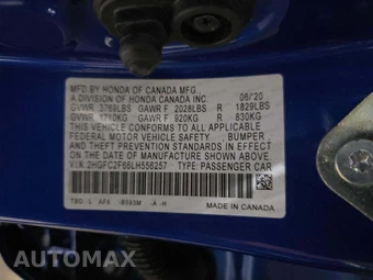2020 Honda Civic Sedan LX - miniatura 5