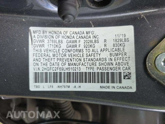 2020 Honda Civic Sedan LX - miniatura 5