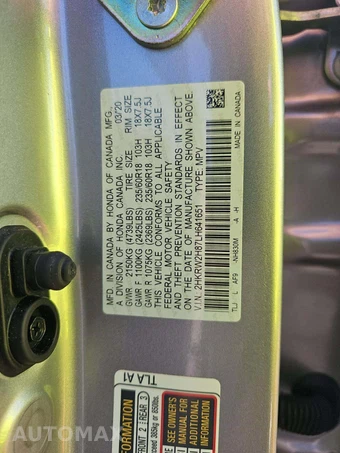 2020 Honda CR-V EX-L - miniatura 2