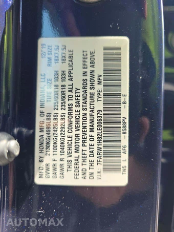 2020 Honda CR-V EX-L - miniatura 5
