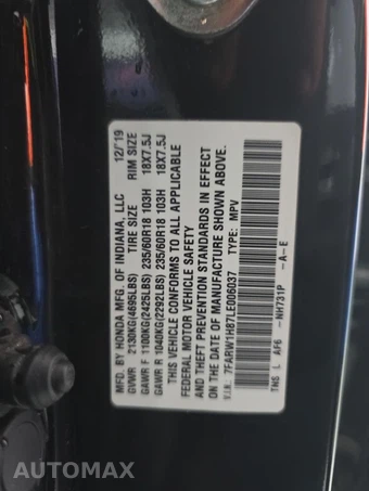 2020 Honda CR-V EX-L - miniatura 11