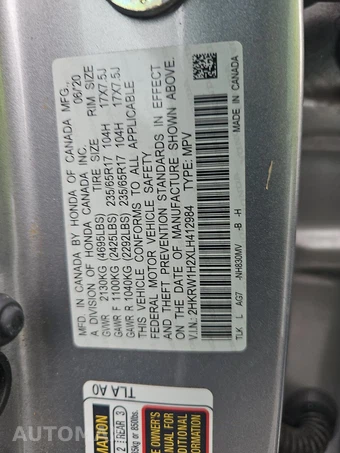 2020 Honda CR-V LX - miniatura 14