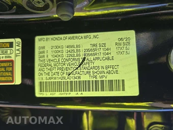 2020 Honda CR-V LX - miniatura 2