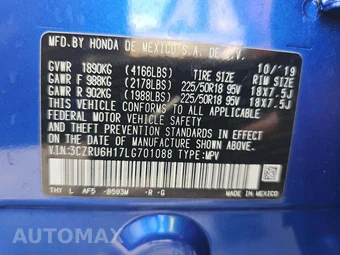 2020 Honda HR-V Sport - miniatura 5
