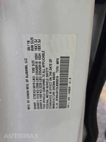 2020 Honda Odyssey EX-L 118.1" WB - miniatura 15