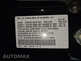 2020 Honda Odyssey EX-L w/Navigation & RES 118.1" WB - miniatura 15
