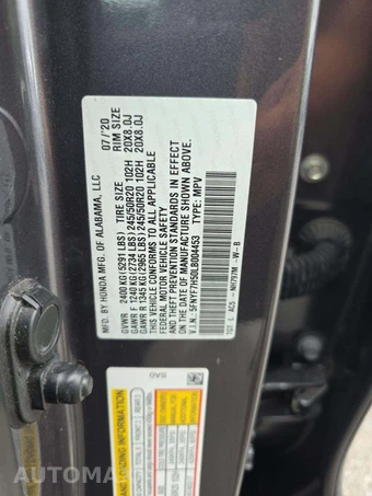 2020 Honda Passport EX-L - miniatura 2