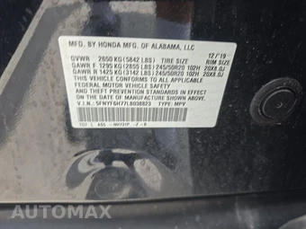2020 Honda Pilot Black Edition - miniatura 15