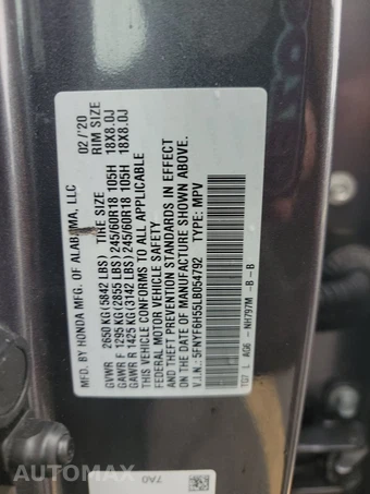 2020 Honda Pilot EX-L - miniatura 15