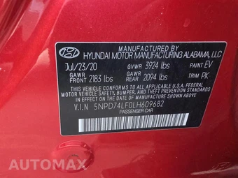 2020 Hyundai Elantra SE Sedan - miniatura 17