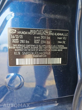 2020 Hyundai Elantra SE Sedan - miniatura 14