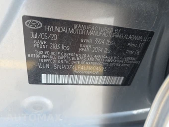 2020 Hyundai Elantra SE Sedan - miniatura 14