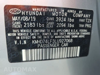 2020 Hyundai Elantra SE Sedan - miniatura 14