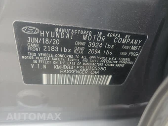 2020 Hyundai Elantra SEL Sedan – miniatura 14