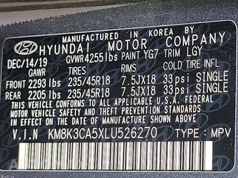 2020 Hyundai Kona Limited - miniatura 14