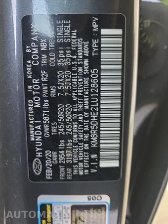 2020 Hyundai Palisade Limited - miniatura 15