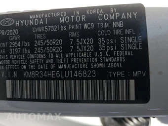 2020 Hyundai Palisade SEL - miniatura 15
