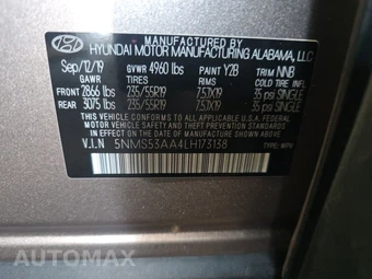 2020 Hyundai Santa Fe Limited – miniatura 21