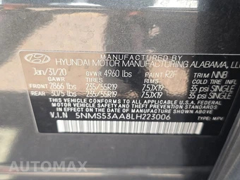 2020 Hyundai Santa Fe Limited – miniatura 14