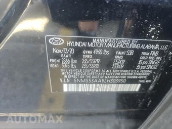 2020 Hyundai Santa Fe Limited – miniatura 14
