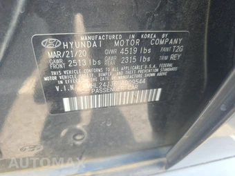 2020 Hyundai Sonata Hybrid Blue - miniatura 14