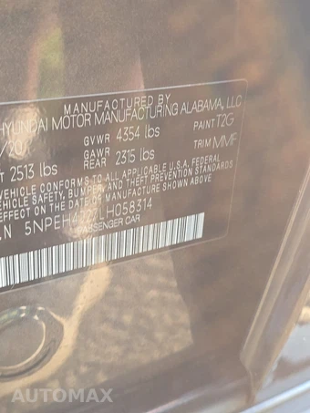 2020 Hyundai Sonata Limited – miniatura 14