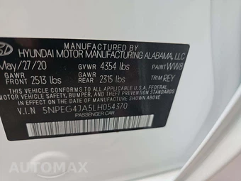 2020 Hyundai Sonata SE - miniatura 5