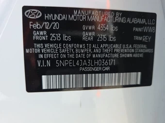 2020 Hyundai Sonata SEL – miniatura 14