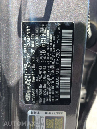 2020 Hyundai Tucson Limited – miniatura 5
