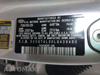 2020 Kia Optima LX – miniatura 5