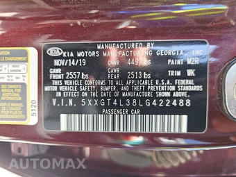 2020 Kia Optima LX – miniatura 14